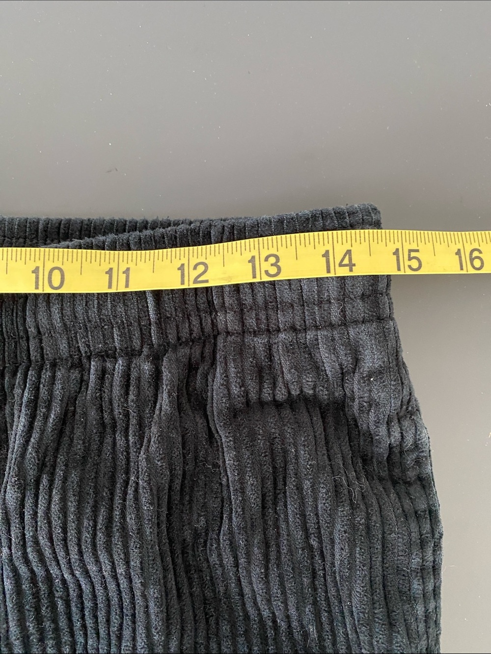 BDG Urban Outfitters Black Wide Corduroy Elastic-Waist Pants Sz S Minimal Chic - Picture 11 of 14